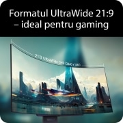 LG Monitor de gaming OLED LG UltraGear™ de 45'', curbură 800R, rezoluție 5K2K, rată de refresh de 165Hz, 45GX950A-B, thumbnail 11
