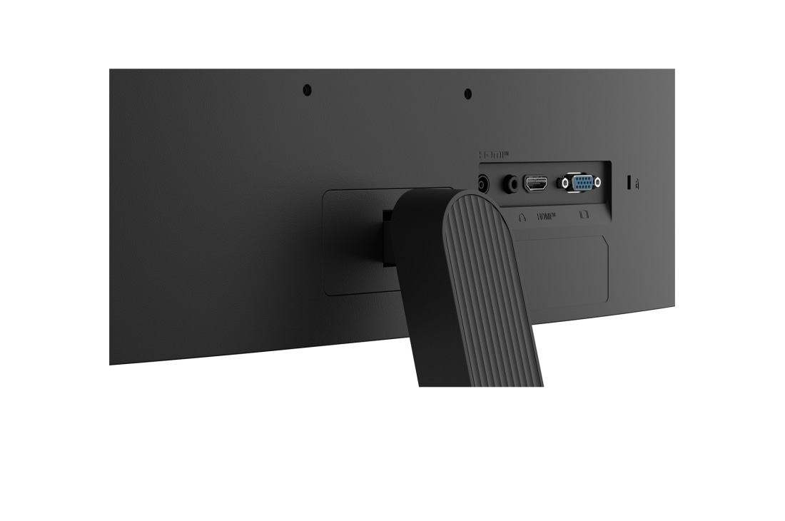 LG Monitor LG de 23,8 inchi, full HD IPS, 120HZ, cu design cu laturi fără margini, sRGB 99% (Typ.), HDR 10, 1ms MBR, vedere din perspectivă spate, 24U41YA-B, thumbnail 13