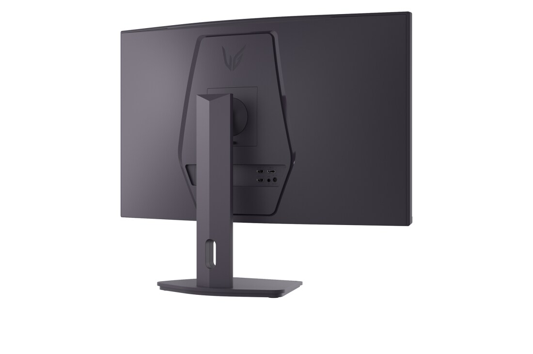 LG Monitor de gaming curbat LG UltraGear™ 32 inch QHD, 180Hz, 1ms GtG, side view of a tilted monitor, 32G600A-B, thumbnail 6