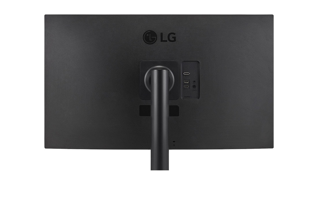 LG Monitor LG UltraFine de 32'', afișaj 4K, HDR10, Black Stabiliser, difuzoare stereo, Vedere detaliată a porturilor, 32UR550K-B, thumbnail 7