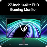 LG Monitor de gaming LG UltraGear™ G4 de 27”, Full HD IPS, 144 Hz, cu reglare pe înălțime și înclinare, 27G414B-B, thumbnail 4