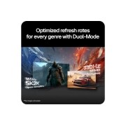 LG UltraGear evo GX9 de 39 inchi, primul monitor pentru gaming OLED de 39'' 5K2K din lume, Monitorul pentru gaming OLED curbat LG UltraGear 39GX950B subliniind ratele de reîmprospătare Dual-Mode, afișând 165Hz la 5K2K pentru jocuri RPG captivante și 330Hz la WFHD pentru jocuri FPS și de cur, 39GX950B-B, thumbnail 13