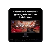 LG Monitor Gaming Curbat 52'' 5K2K WUHD, 240Hz, 1ms, VESA DisplayHDR 600, Curbură 1000R, DP 2.1 & USB-C 90W, 52G930B-B, thumbnail 6