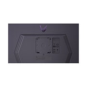 LG Monitor de gaming LG UltraGear™ 27 inch 180Hz 4K UHD 27G810A cu mod dual, DCI-P3 95% (tipic), VESA DisplayHDR™ 400, 1ms GtG, HDMI 2.1, Vista em close-up do emblema traseiro, 27G810A-B, thumbnail 14
