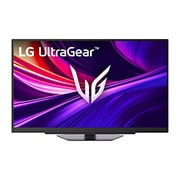 LG Monitor de gaming LG UltraGear™ 27 inch 180Hz 4K UHD 27G810A cu mod dual, DCI-P3 95% (tipic), VESA DisplayHDR™ 400, 1ms GtG, HDMI 2.1, vedere din spate cu luminile aprinse, 27G810A-B, thumbnail 5