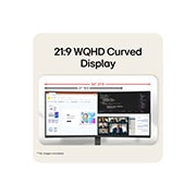 LG Monitor curbat LG UltraWide™ WQHD de 34”, 144 Hz, HDR10, cu AMD FreeSync™ Premium, Vedere frontală din unghi a monitorului ultrawide (dreapta), 34U620B-B, thumbnail 5