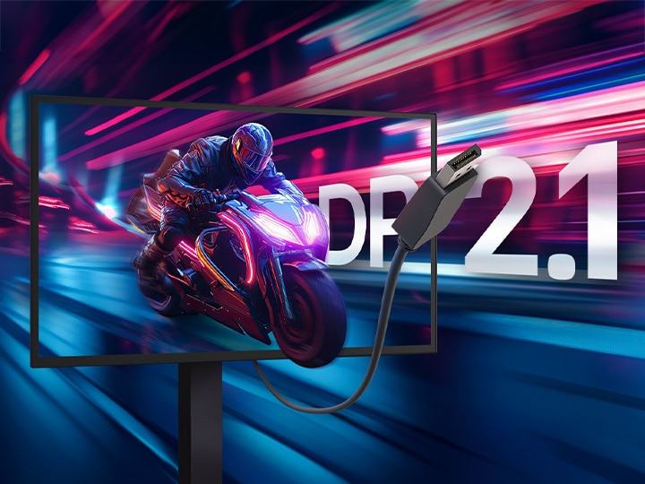 Lățime de bandă de mare viteză prin DisplayPort 2.12