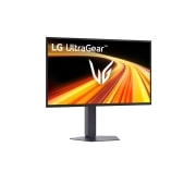 LG Monitor de gaming OLED QHD de 27 inch LG UltraGear a 4-a generație | 27GX790B cu mod dual (720Hz la HD, 540Hz la QHD), 0,02ms (GtG), DP2.1, VESA DisplayHDR™ True Black 500, vedere laterală, 27GX790B-B, thumbnail 4