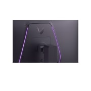LG Monitor de gaming OLED QHD de 27 inch LG UltraGear a 4-a generație | 27GX790B cu mod dual (720Hz la HD, 540Hz la QHD), 0,02ms (GtG), DP2.1, VESA DisplayHDR™ True Black 500, Vedere de aproape a emblemei din spate, 27GX790B-B, thumbnail 14