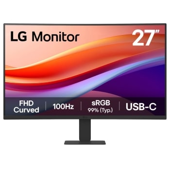 Monitor curbat de 27 inch FHD 100Hz HDR10 cu USB Type-C și alimentare PD de 15W.1