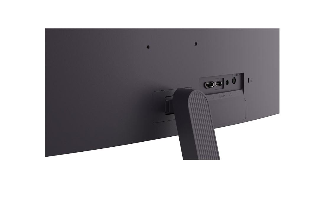 LG Monitor de gaming LG UltraGear™ G4 de 27”, Full HD IPS, 144 Hz, Vedere din spate a monitorului arătând zona de atașare a suportului și porturile din spate, 27G411B-B, thumbnail 14