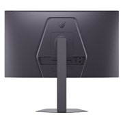 LG Monitor de gaming LG UltraGear™ G5 IPS Full HD de 27”, 300 Hz, 1 ms, compatibil NVIDIA G-SYNC, Vedere frontală a unui monitor pentru gaming expus într-un mediu futurist cu stil neon., 27G550B-B, thumbnail 4