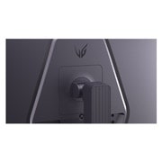 LG Monitor de gaming LG UltraGear™ G5 IPS Full HD de 27”, 300 Hz, 1 ms, compatibil NVIDIA G-SYNC, Vedere din spate a monitorului arătând zona de atașare a suportului și porturile din spate, 27G550B-B, thumbnail 14