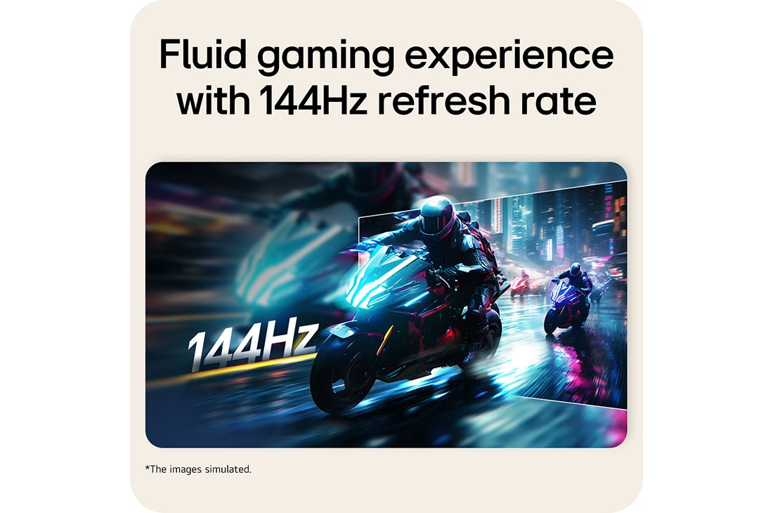 LG Monitor LG U4 de 27”, IPS Full HD, 144 Hz, Monitorul LG FHD afișând conținut de joc cu mișcare rapidă cu rată de reîmprospătare de 144Hz pentru o mișcare fluidă., 27U411B-B, thumbnail 6