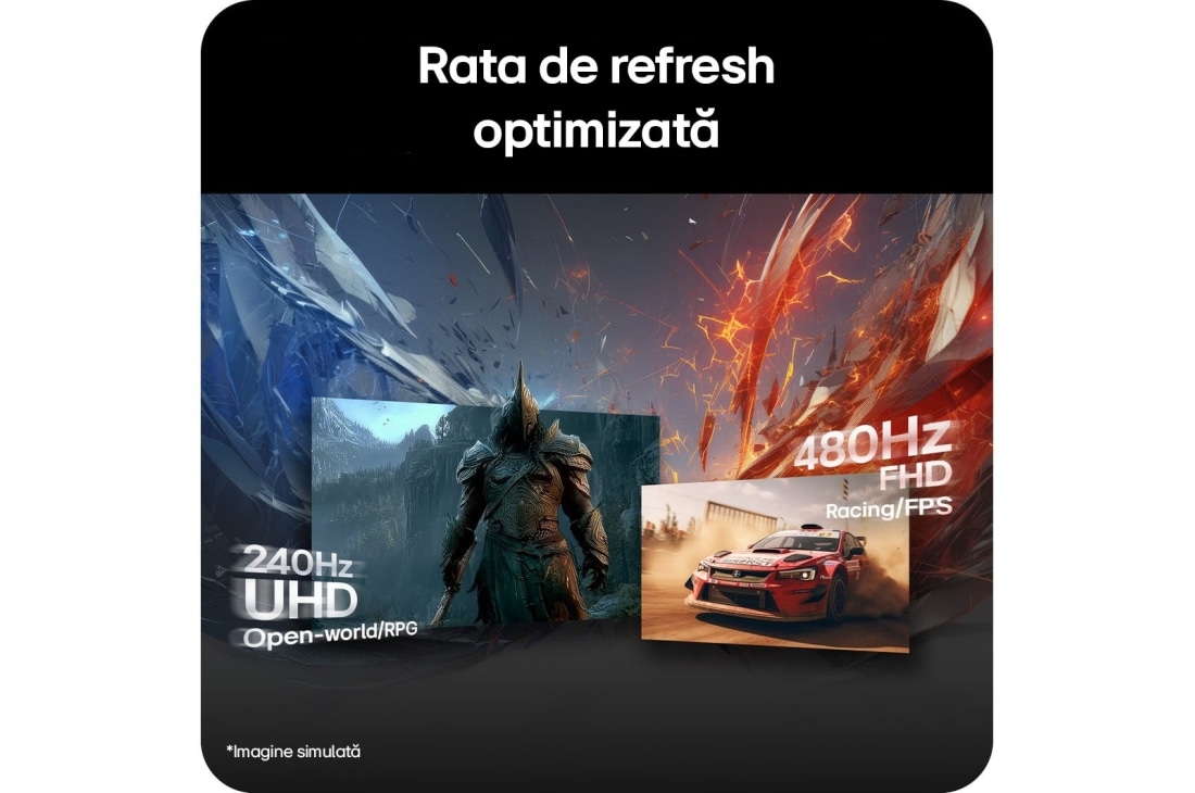 LG Monitor de gaming OLED UltraGear evo GX8 de 32”, primul monitor de gaming OLED 4K de 32” din lume cu upscaling AI, 32GX870B-B, thumbnail 11