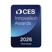 O imagine a siglei albe a premiului CES 2026 Honoree