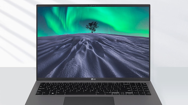 Arată un afișaj al dispozitivului Gram fără reflectarea ecranului.