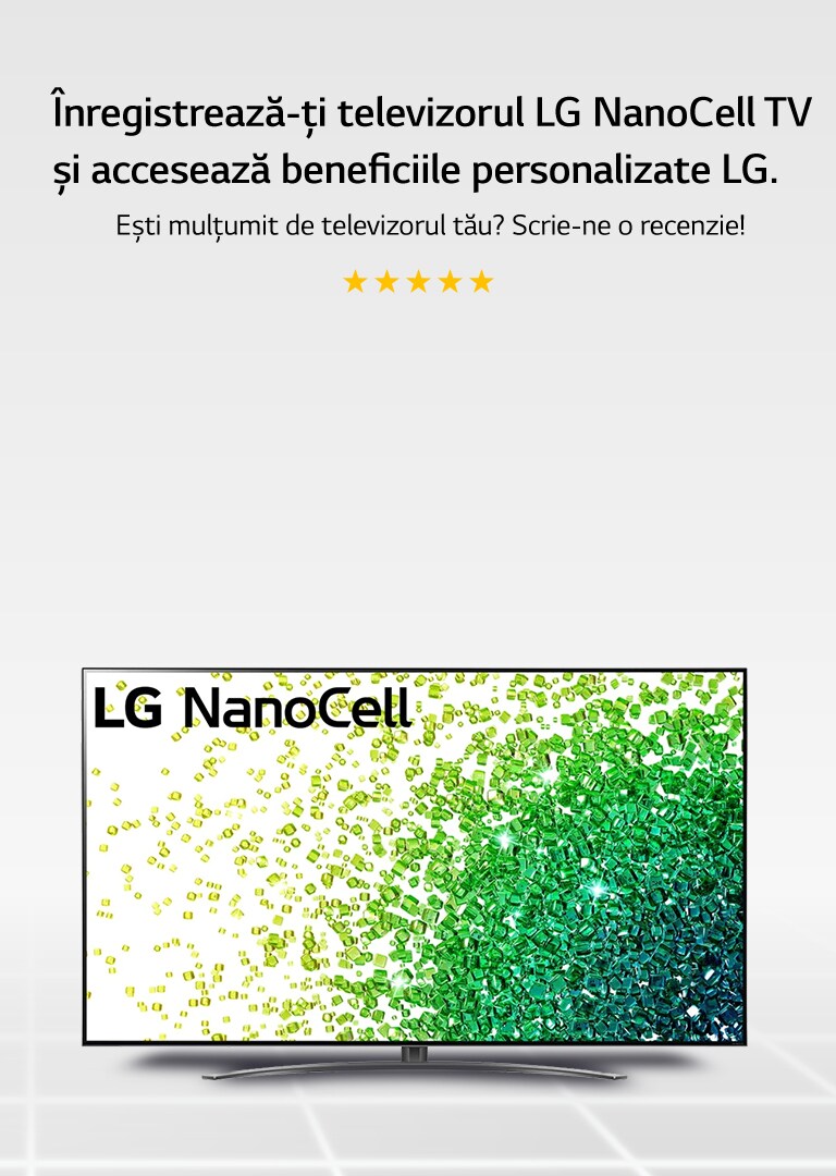 O experiență îmbunătățită<br> cu televizorul NanoCell LG