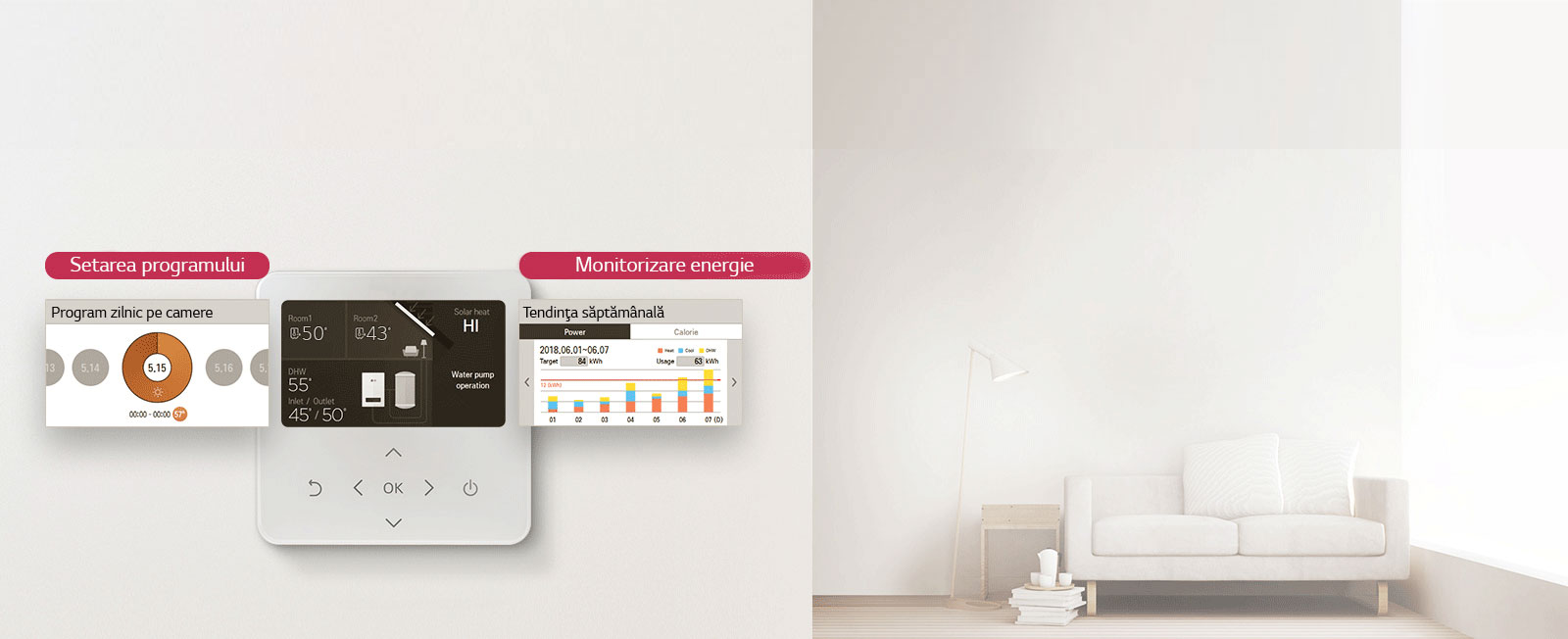 Control smart al încălzirii