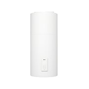 LG Boiler cu pompă de căldură R290, 100L, Vedere din față a unui încălzitor de apă cu pompă de căldură LG WH10ESF0.HA, de culoare albă, cu design cu montare pe perete., WH10ESF0 HA, thumbnail 1