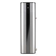 LG Boiler cu pompă de căldură R134a, 270 L – compatibil SG Ready, Vizualizare din față a unui încălzitor de apă cu pompă de căldură LG WH27STR2.FA cu un design floor standing de culoare argintiu luxos., WH27STR FA, thumbnail 1