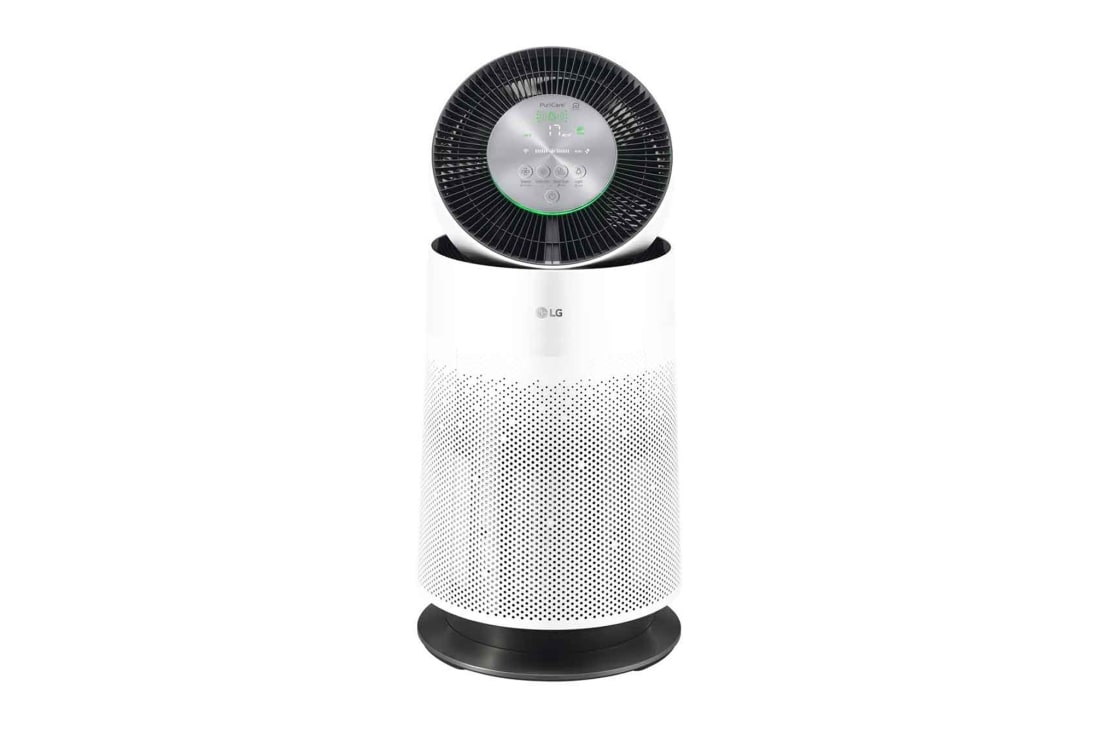 LG Purificator de Aer LG PuriCare™| 58m² | Filtru HEPA | Senzor PM 1.0 și GAZ cu afișaj | 360ᵒ | SmartThinQ WI-FI | Alb, AS60GDWV0, thumbnail 2