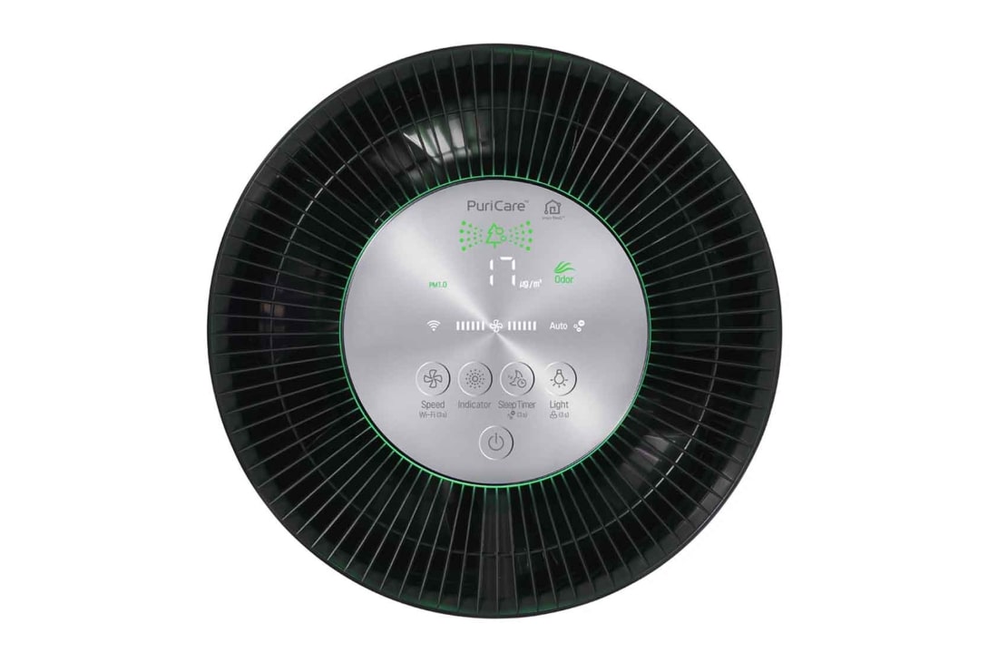 LG Purificator de Aer LG PuriCare™| 58m² | Filtru HEPA | Senzor PM 1.0 și GAZ cu afișaj | 360ᵒ | SmartThinQ WI-FI | Alb, AS60GDWV0, thumbnail 7