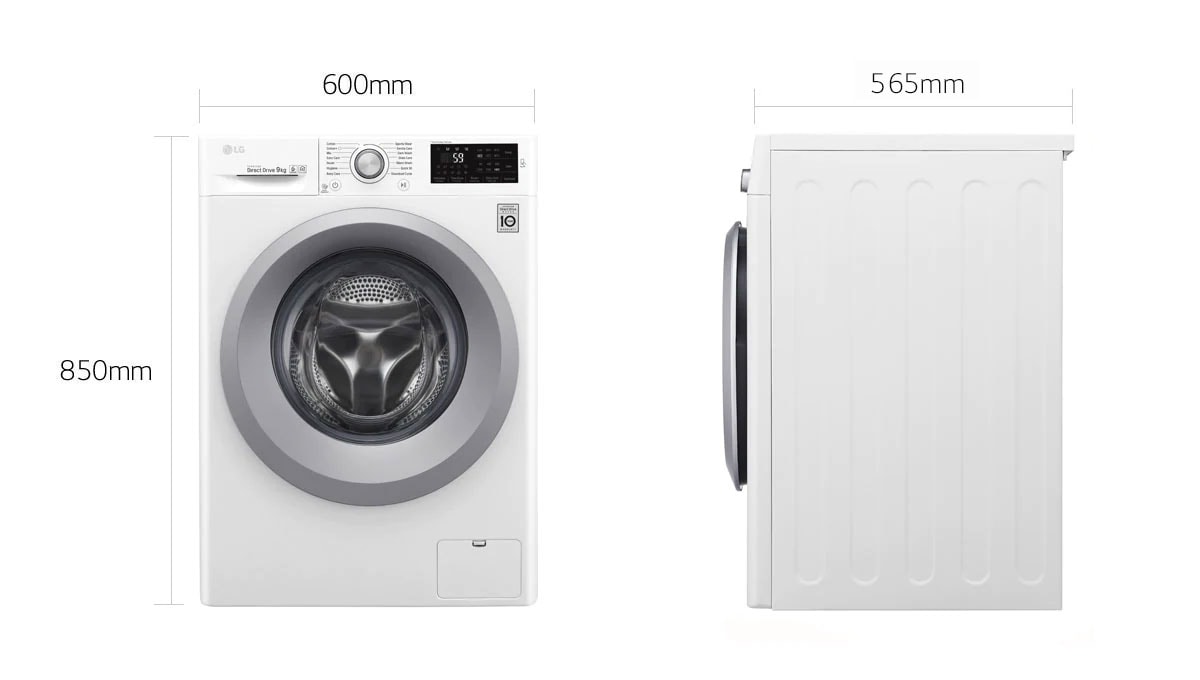 Marxisme Interesseren Alsjeblieft kijk LG Mașină de spălat LG | 9Kg spălare | 6 Motion Direct Drive 10 ani  garanție | Clasa A+++ | NFC Smart ThinQ | Alb | LG România