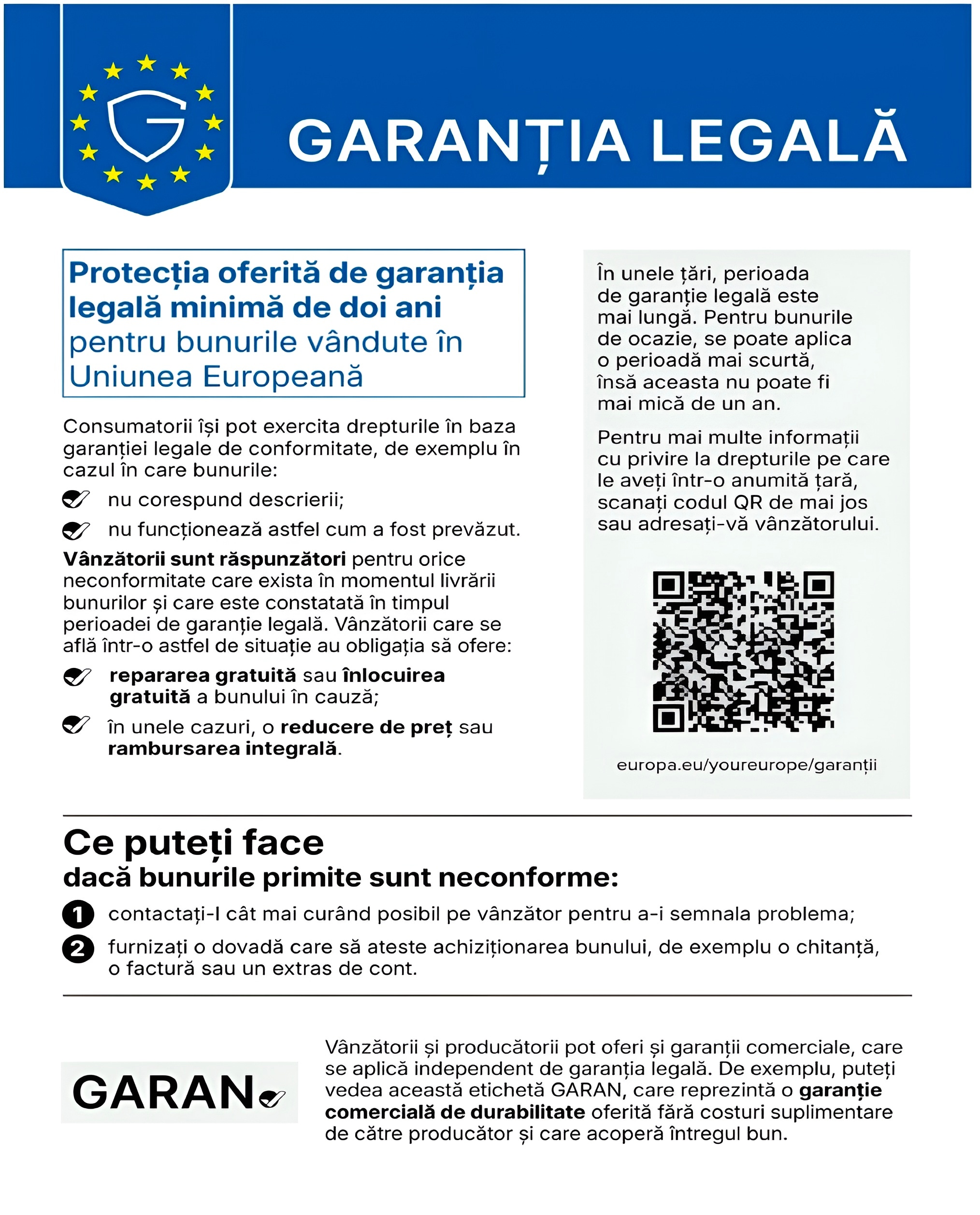 GARANȚIA LEGALĂ