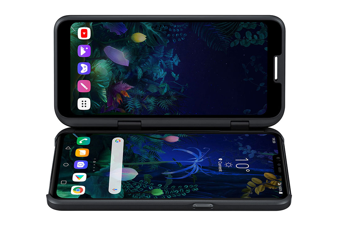 LG Smartphone LG V50 | Design de tip Fold | 5G |Display POLED FullVision 6.4'' QHD | Cinci camera foto | Sunet surround 32 BIT HI-FI QUAD DAC | 128GB, LMV500EM, thumbnail 2