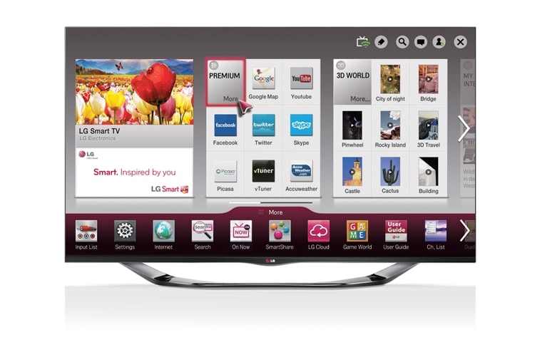 LG 42 inch CINEMA 3D Smart TV LA690S, 42LA690S, thumbnail 1