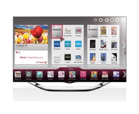 LG 42 inch CINEMA 3D Smart TV LA860V, 42LA860V