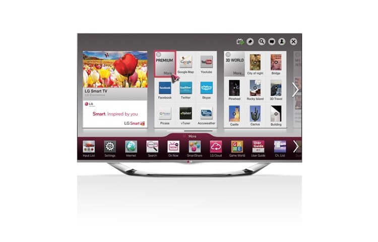 LG 55 inch CINEMA 3D Smart TV LA691S, 55LA691S, thumbnail 1