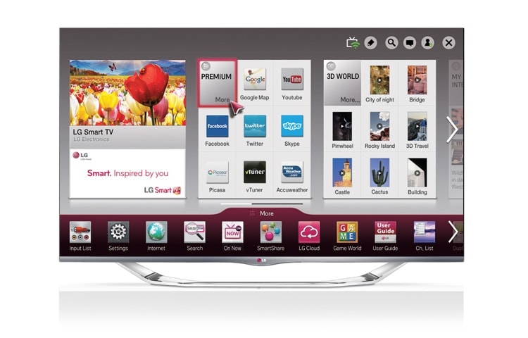 LG 55 inch CINEMA 3D Smart TV LA740S, 55LA740S, thumbnail 1