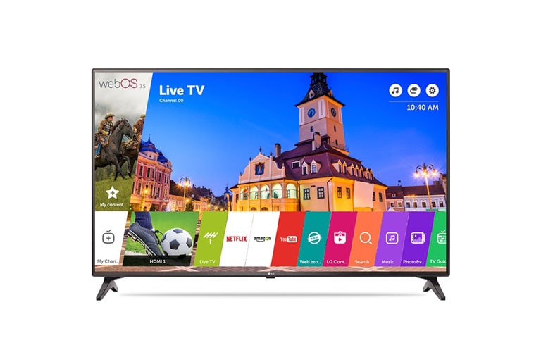 LG Smart TV, 43LJ614V, thumbnail 1