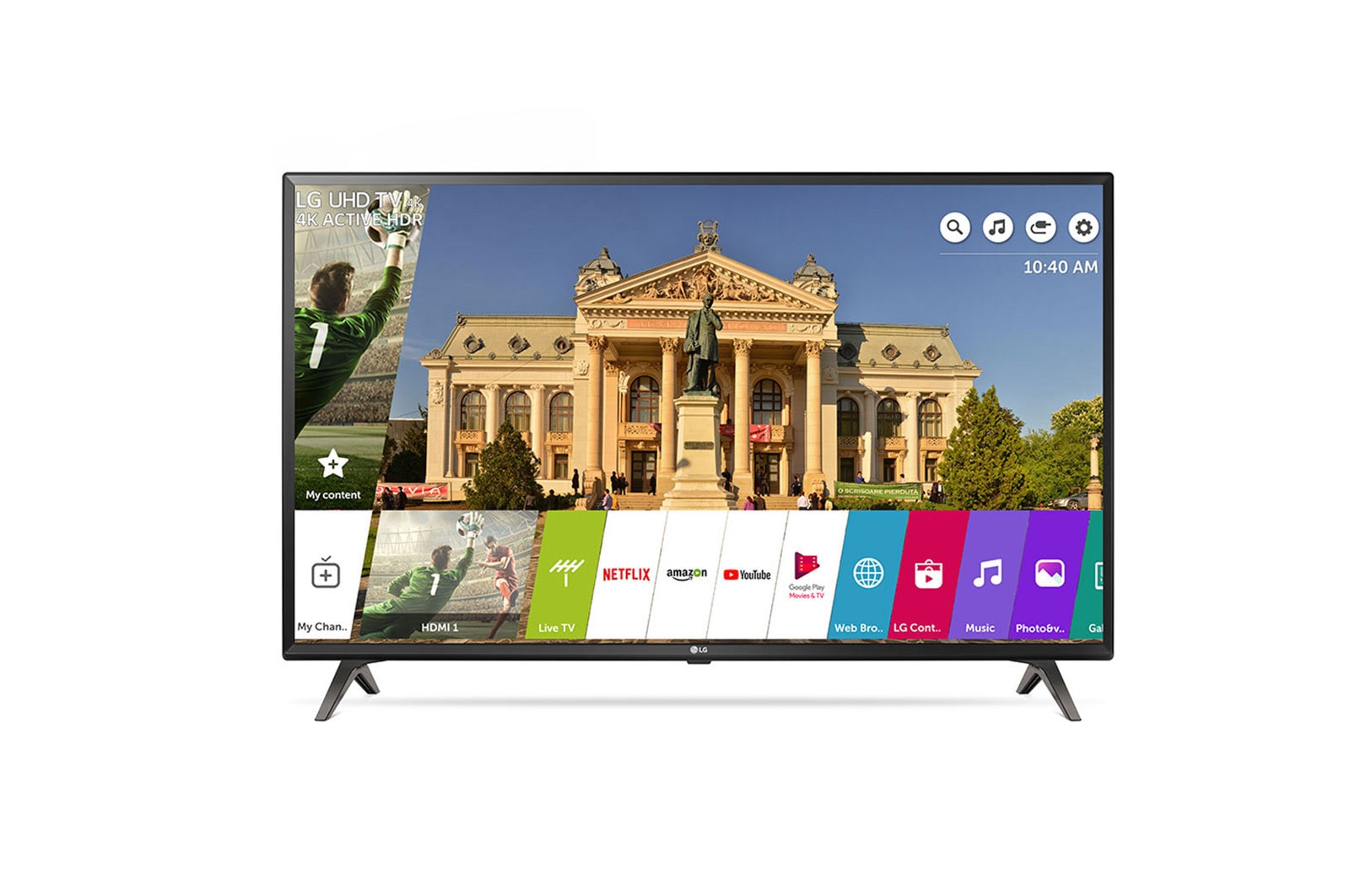 【4KTV】LG 43UK6300PJF　有機ELテレビ 毎日のテレビ生活にひときわ鮮やかな彩りを。暮らしに身近な4Kモデル