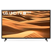 LG UM7050 | 43inch LED 4K UHD TV | 4K HDR 10 PRO | Procesor Quad Core 4K | Ultra Surround | webOS smart TV, vedere frontală cu imagine continuă, 43UM7050PLF, thumbnail 1