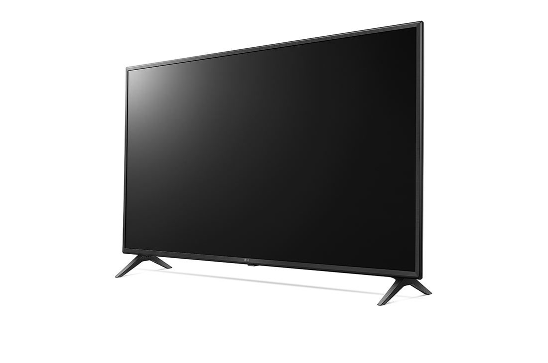 LG  UN7100 | 43inch 4k UHD TV | Procesor Quad Core 4K | HDR 10 PRO | Ultra Surround | Funcții Gaming | Funcții SPORT, vedere laterală la 30 de grade, 43UN71003LB, thumbnail 3