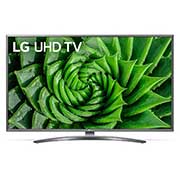 LG UN8100 | 43inch 4k UHD TV | Procesor Quad Core 4K | HDR 10 PRO | Ultra Surround | Funcții Gaming | Funcții SPORT, vedere frontală cu imagine continuă, 43UN81003LB, thumbnail 1