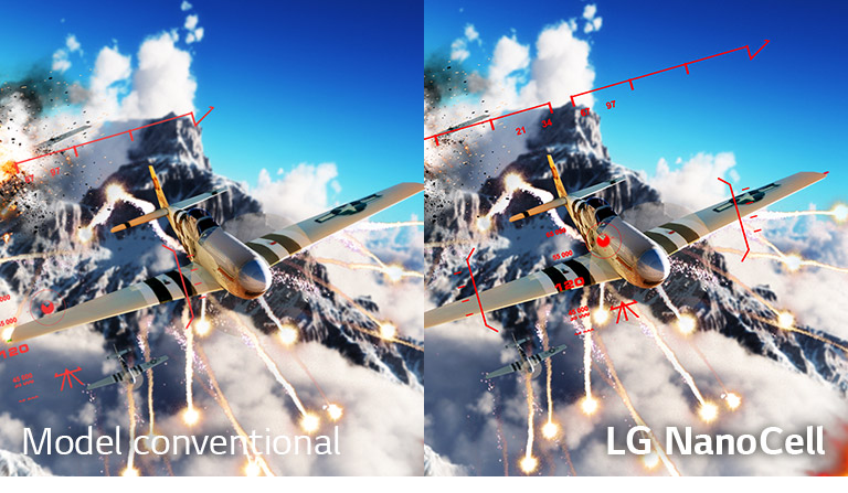 O scenă dintr-un joc de luptă cu un avion