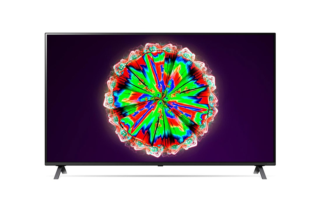 LG Nano80 | LG 4K NanoCell AI TV | 49inch 4K Cinema Active HDR | Procesor Quad Core 4K | HDR 10 Pro & HLG | Bluetooth Surround Ready | Funcții Gaming | Funcții Sport, vedere frontală, 49NANO803NA, thumbnail 2