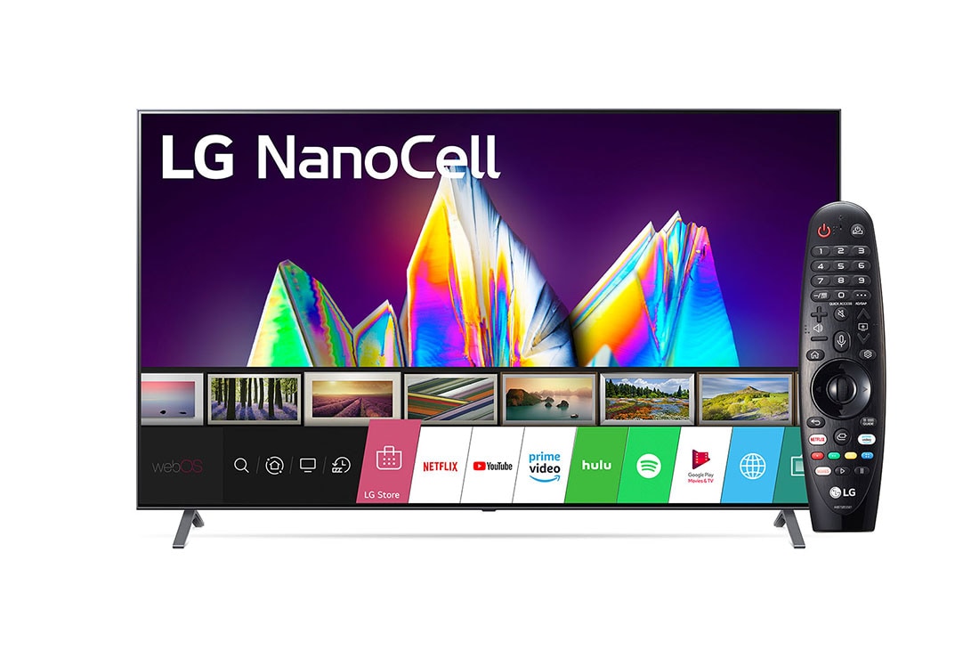 LG Nano99 | LG 8K NanoCell AI TV | 75inch 8K Cinema HDR | Procesor α9 AI 8K Gen.3 | Dolby Vision IQ & Atmos | HDR 10 Pro & HLG | Funcții Gaming | Funcții Sport, 75NANO993NA
