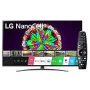 LG Nano81 | LG 4K NanoCell AI TV | 65inch 4K Cinema Active HDR | Procesor Quad Core 4K | HDR 10 Pro & HLG | Bluetooth Surround Ready | Funcții Gaming | Funcții Sport, vedere frontală cu imagine continuă, 65NANO813NA, thumbnail 1