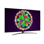LG Nano81 | LG 4K NanoCell AI TV | 65inch 4K Cinema Active HDR | Procesor Quad Core 4K | HDR 10 Pro & HLG | Bluetooth Surround Ready | Funcții Gaming | Funcții Sport, vedere prim-plan a panoului, 65NANO813NA, thumbnail 6
