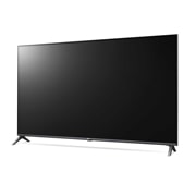LG UM751 | LG LED UHD 4K SMART TV | 4K Active HDR | Ecran IPS 4K | Smart TV webOS AI | LG ThinQ AI, LG 65UM7510PLA 30 Degree Side View, 65UM7510PLA, thumbnail 3