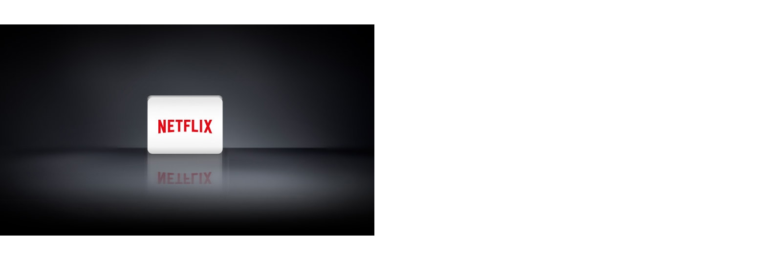 Trei sigle de aplicații de la stânga la dreapta:Netflix