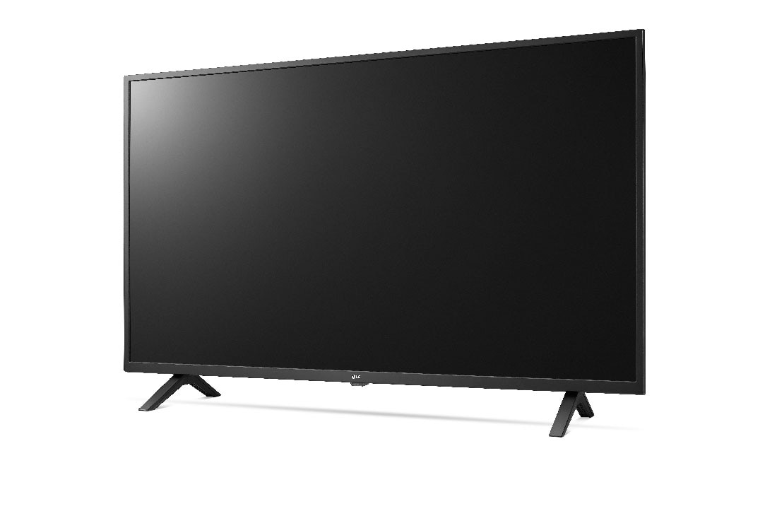 LG UN7000 | 43inch 4k UHD TV | Procesor Quad Core | HDR 10 PRO | Ultra Surround | Funcții Gaming | Funcții SPORT, vedere laterală la 30 de grade, 43UN70003LA, thumbnail 2