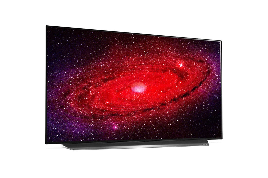 LG OLED CX | 48 inch 4K ULTRA HD | Dolby Vision IQ & Atmos | Procesor α9 gen. a 3-a cu IA | Nvidia G-Sync | Funcții SPORT, 30 degree side view with infill image, OLED48CX3LB, thumbnail 6