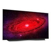 LG OLED CX | 48 inch 4K ULTRA HD | Dolby Vision IQ & Atmos | Procesor α9 gen. a 3-a cu IA | Nvidia G-Sync | Funcții SPORT, 30 degree side view with infill image, OLED48CX3LB, thumbnail 6