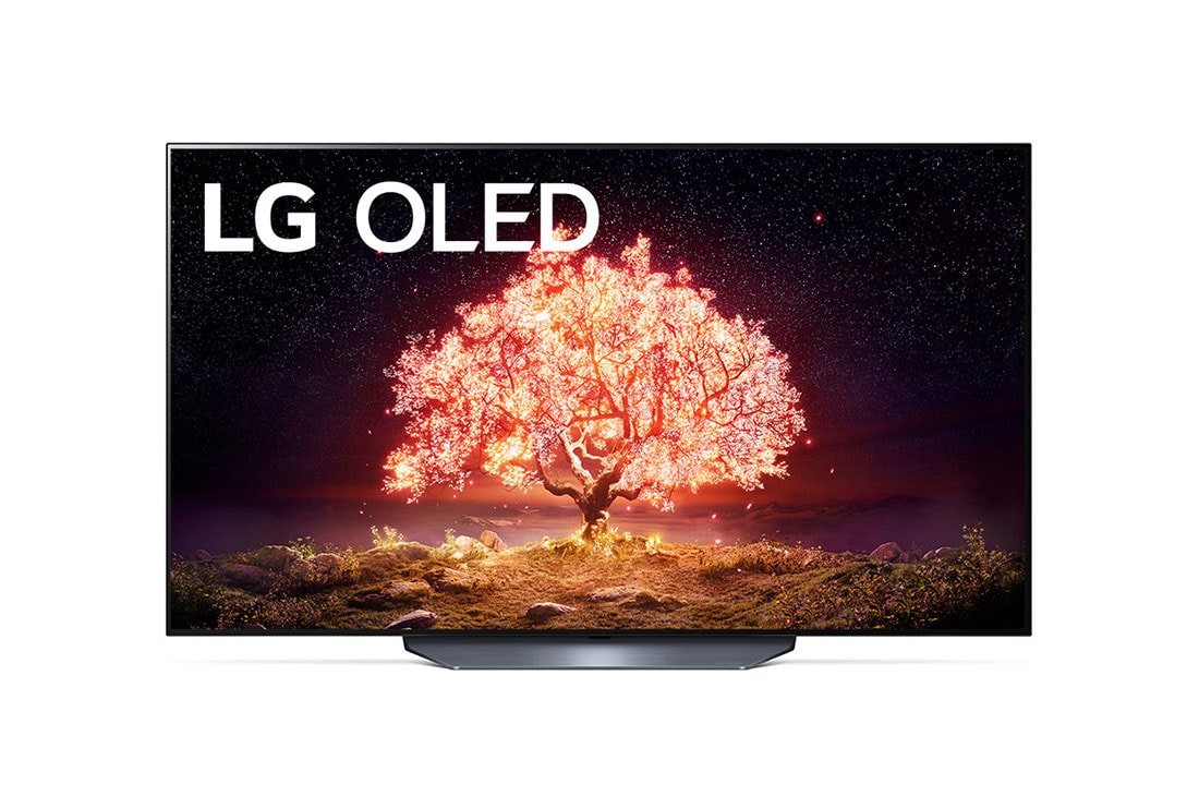 LG OLED LG B1 | 55 inch | Dolby Vision IQ & Dolby Atmos | ThinQ AI | 4K Smart OLED TV, front view, OLED55B13LA